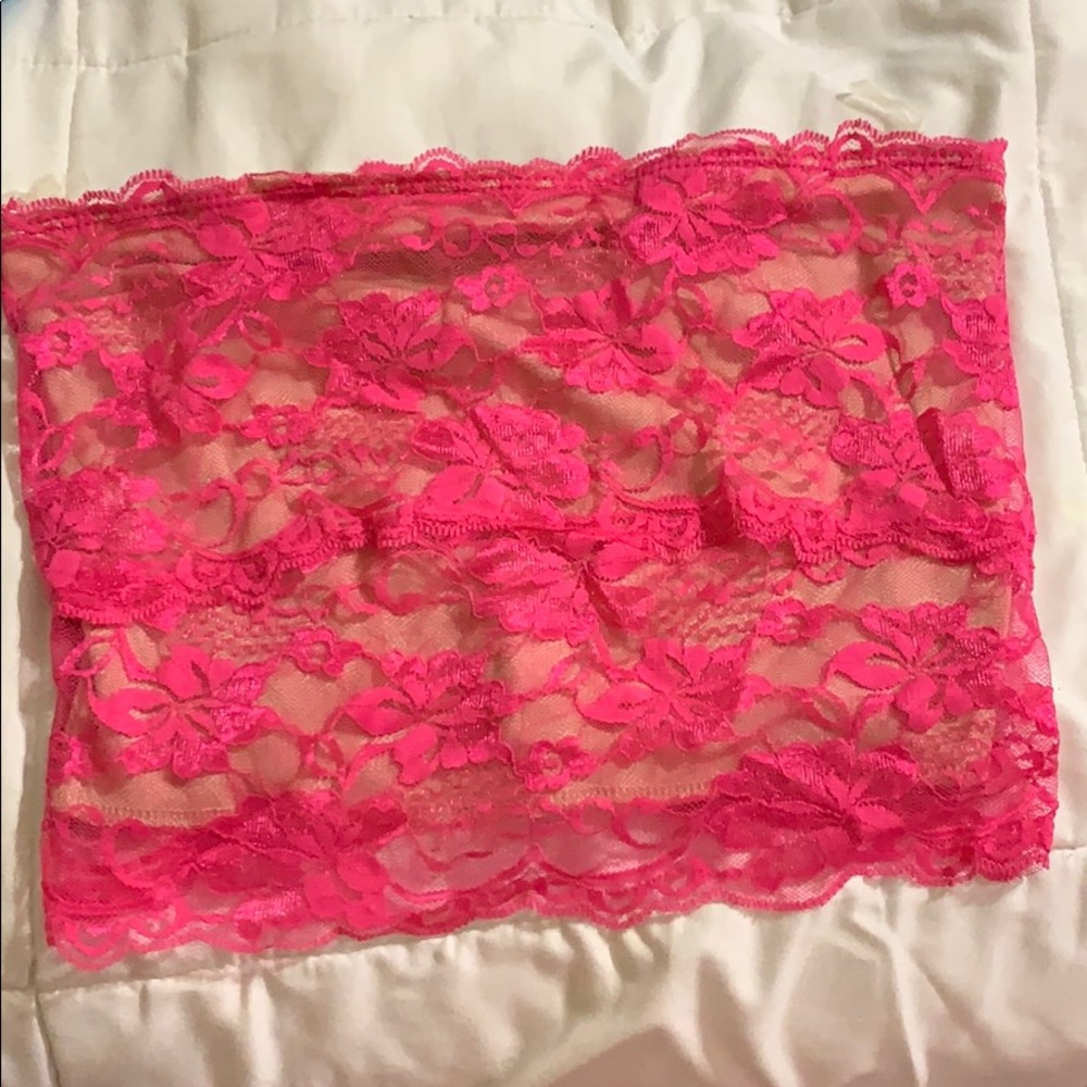 Pink crop top
